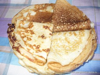 Блины на кефире ажурные, даже для тех, кто с ними на Вы
