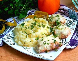 Вкуснятина из курицы под шубкой, на ужин или обед