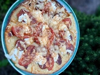 Пицца на кабачковой основе