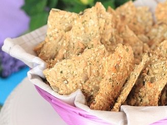 Хрустящие мультизерновые хлебцы с семечками