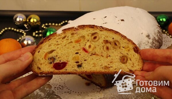 Сладкий рождественский хлеб фото к рецепту 19