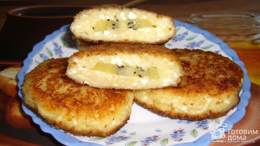Сырники в разрезе