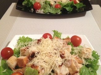 Салат "Цезарь" с курицей