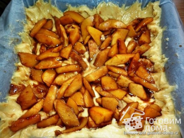 Шарлотка яблочно-кофейная фото к рецепту 3