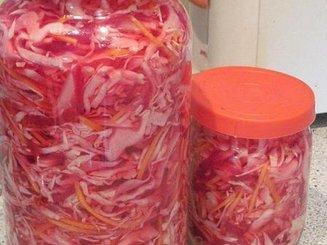 Капуста со свеклой "Розовенькая"