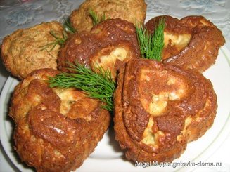 Сырные кексы с укропом и тмином