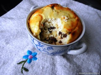 Творожная запеканка с черносливом