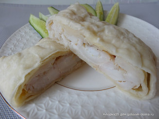 Рыба, запеченная в лаваше