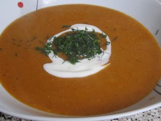 Суп-пюре из чечевицы