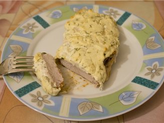 Запеченная свинина с пармезаном