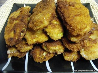 Шницель из кабачка