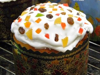 Легкий и очень нежный пасхальный кулич