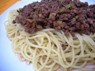 Спагетти с соусом "А-ля Болоньезе"