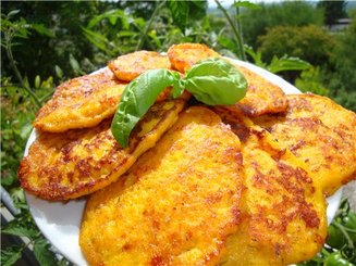 Морковно-сырные оладьи