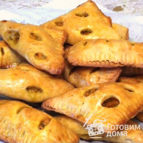 Хрустящие бездрожжевые пирожки с рыбой