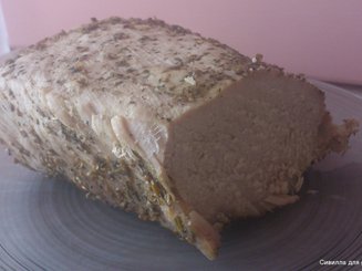 Буженина из свинины на пару по-домашнему