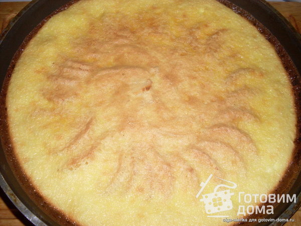 Яблочный пирог с заливкой а-ля Крем-брюле фото к рецепту 7