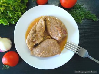 Курица в розовом соусе