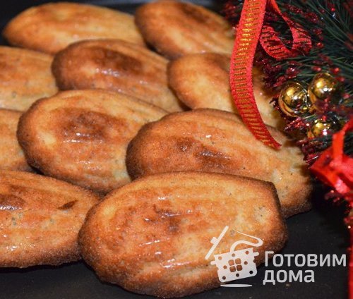 Мадлен по-Новогоднему с пряностями (с кукурузной мукой)