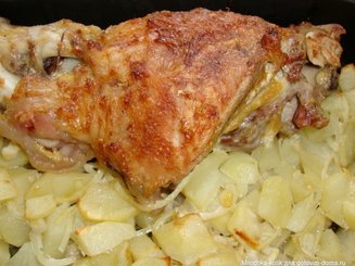 Свиная рулька с  корочкой