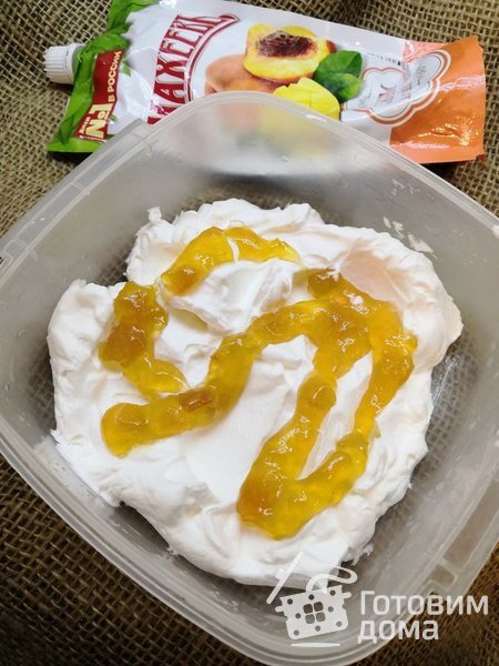 Быстрое мороженое с манго и персиками фото к рецепту 2