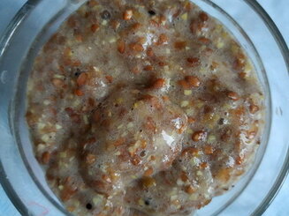 Льняная каша с финиками