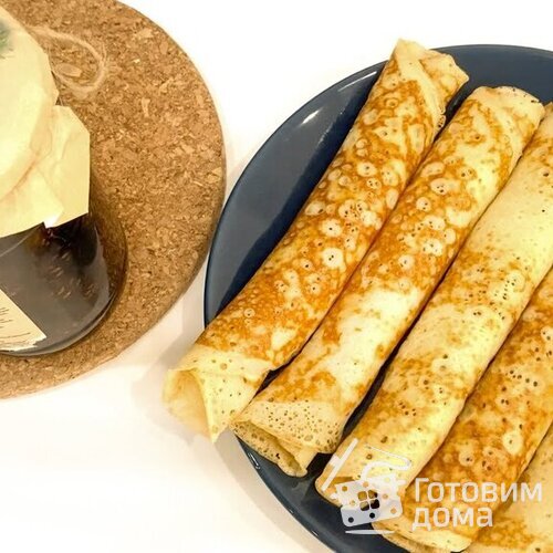 Блины на кипятке и кефире