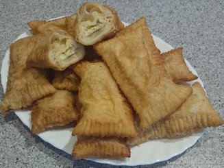 Индийское пироженое (с бананом и белым шоколадом)