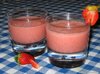 Коктейль "Лимонная клубника с арахисом"