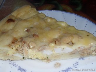 Быстрый пирог из рыбы