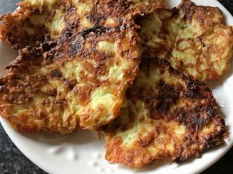 Драники из цуккини с сыром