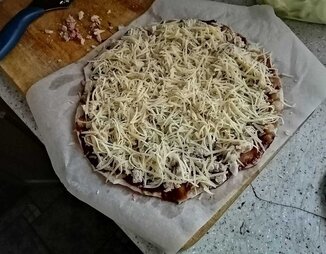 Пицца "Курочка с соусом барбекю от Махеевъ"