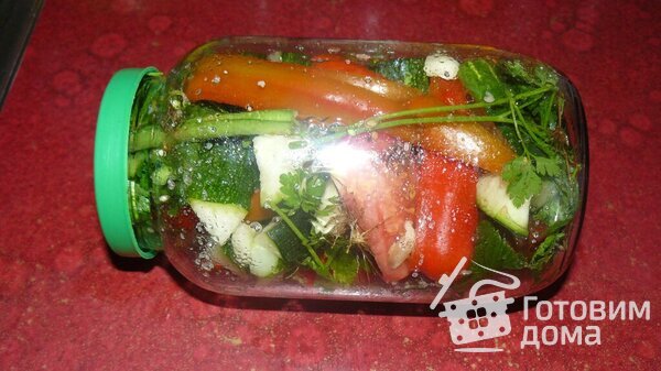 Малосольные овощи фото к рецепту 7