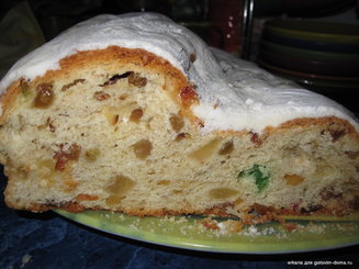 Рождественский штоллен Weihnachtsstollen