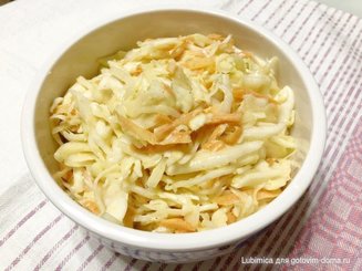 Салат из капусты в южном стиле