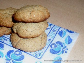 Овсяное печенье без муки и сахара