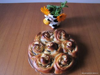Яблочно-маковый пирог