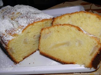 Кекс с грушами и ромом