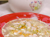 Рассольник с курицей и сыром в горшочке