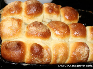 Булочки "Buchteln" со сливками
