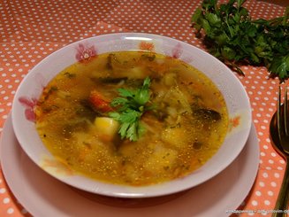 Щи богатые русские