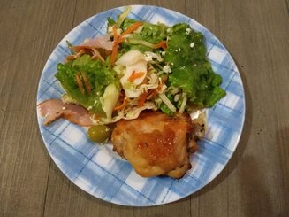 Курица с лимоном и лавандой