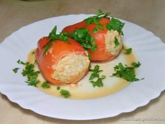 Фаршированый болгарский перец