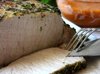 Свиная корейка, запеченная в духовке, с красным соусом