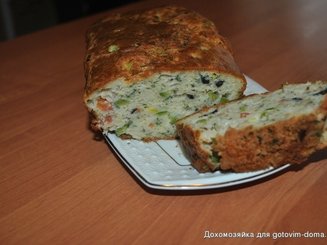 Кекс с овощами