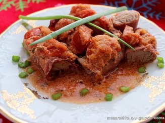 Свиные медальоны по-тоскански