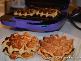 Сырники в вафельнице