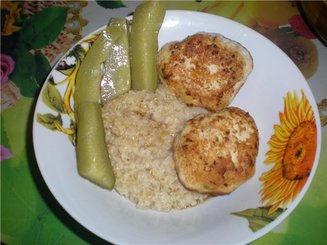 Куриные котлеты с творогом