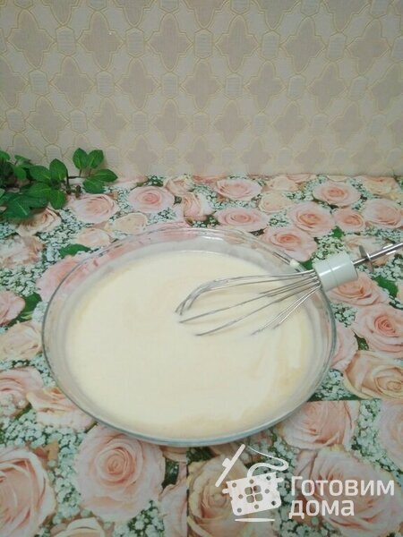 Сметанный десерт-желе для мамули с малиновым джемом &quot;Махеевъ&quot; на 8 марта фото к рецепту 7