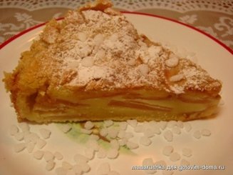 Французский яблочный пирог с хрустящей корочкой